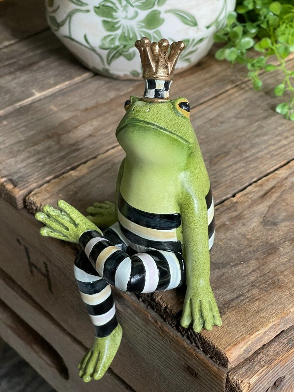 MacKenzie-Childs Fergal Frog Ledge Sitter-NEW - Picture 3 of 16
